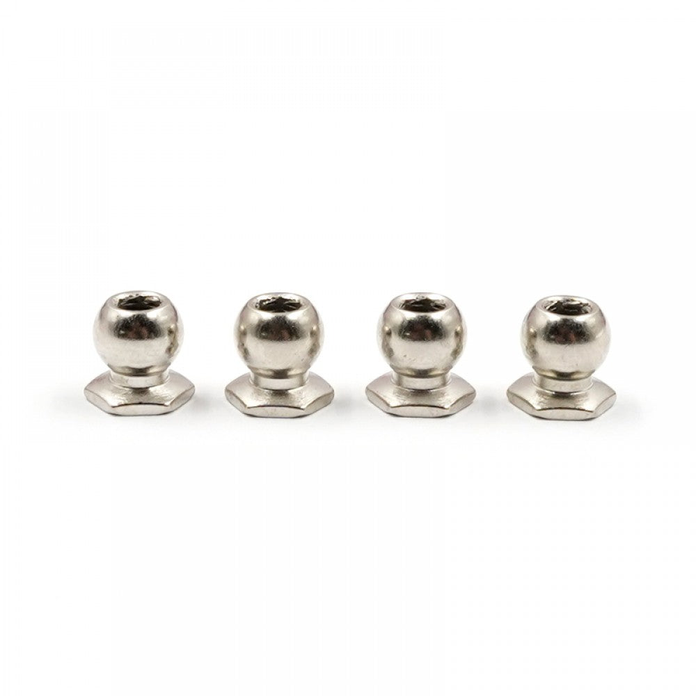 Xpress: 6mm Low Friction Ball Studs For Suspension Arms (4pcs)