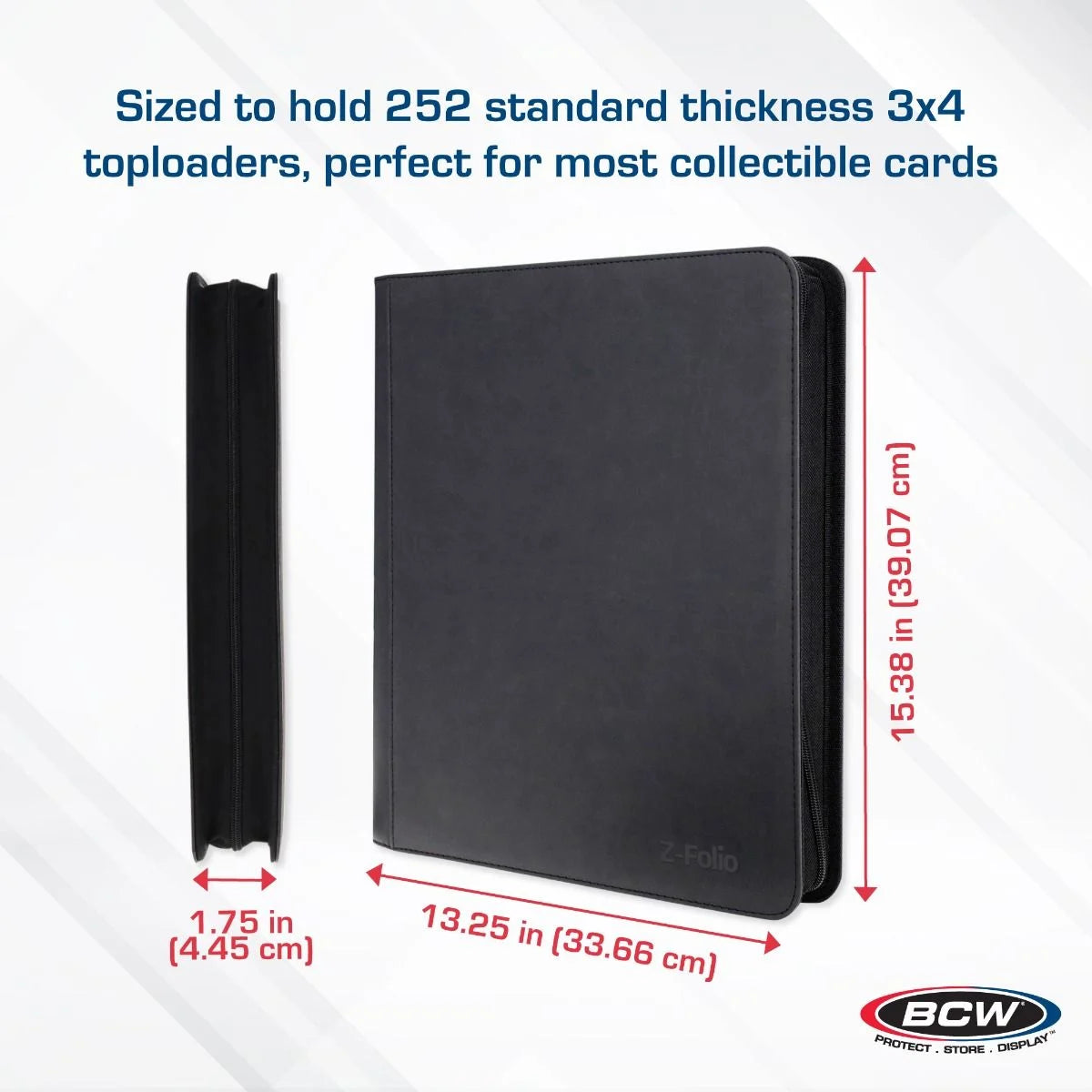 BCW: Z-Folio 9-Pocket LX Toploaders Binder