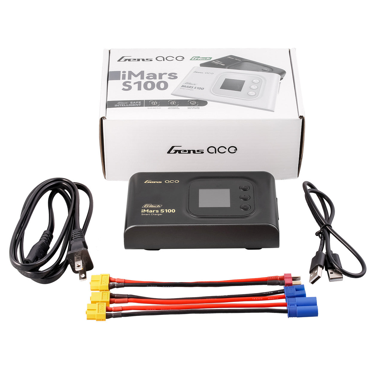 Gens Ace: iMars S100 G-Tech AC Balance RC Battery Smart Charger