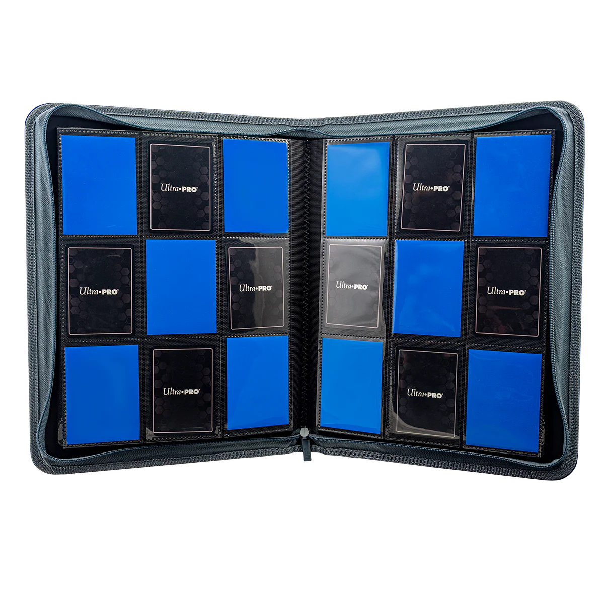 Ultra Pro: 9-Pocket Zippered Pro Binder Vivid Deluxe (Blue)