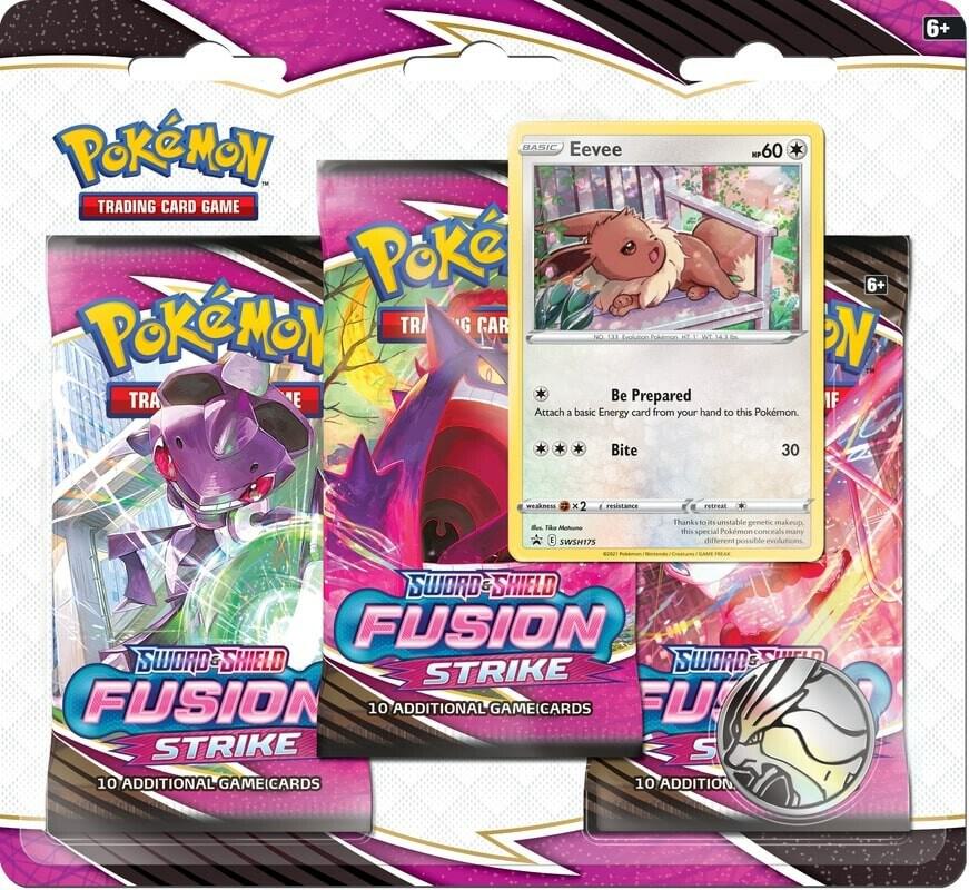 Pokemon: Fusion Strike 3-Pack Blister