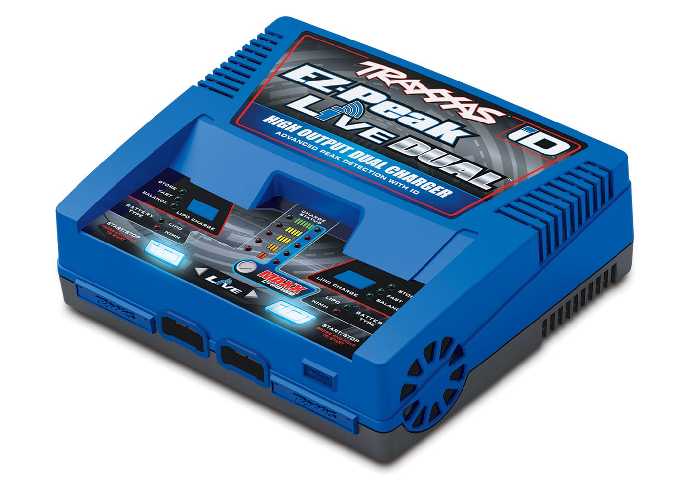 Traxxas: EZ-Peak Live 26-Amp 4s Dual Multi-Chem Charger