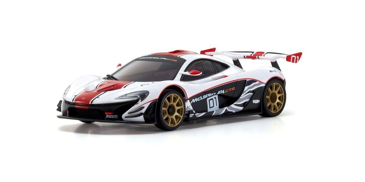 Kyosho: Mini-Z MR-03 RWD Readyset McLaren P1 GTR White/Red