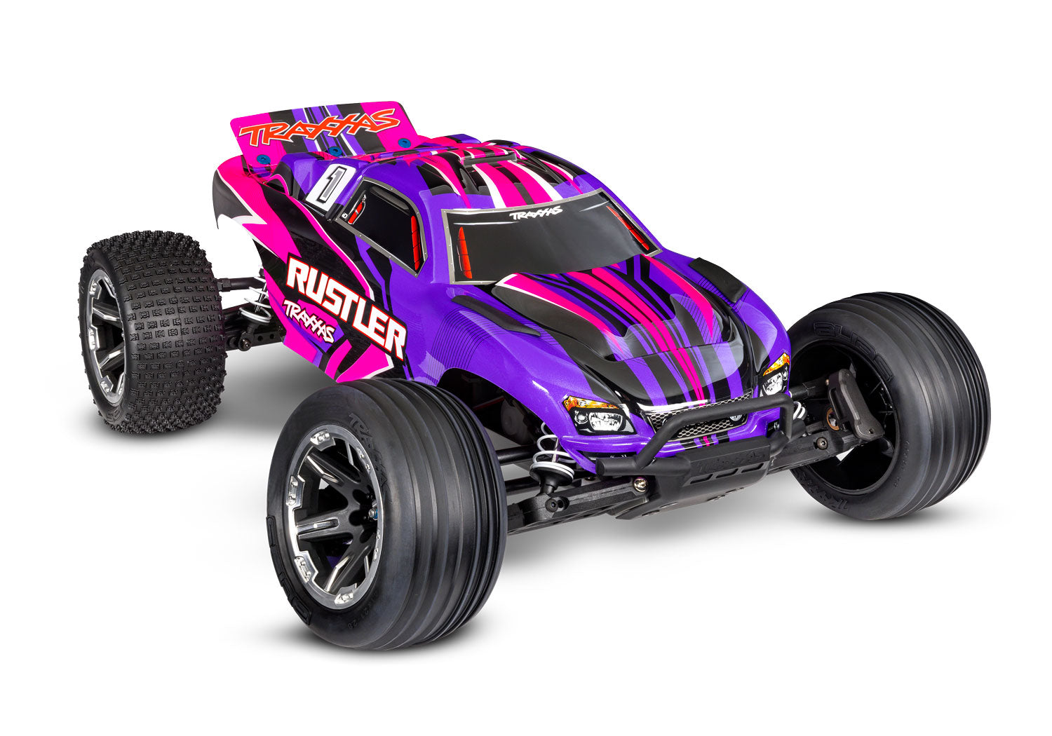 Traxxas: Rustler 2WD HD w/USB-C