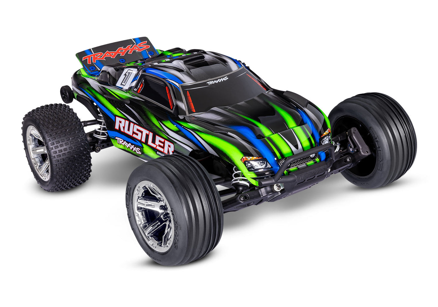 Traxxas: Rustler 2WD BL-2s HD