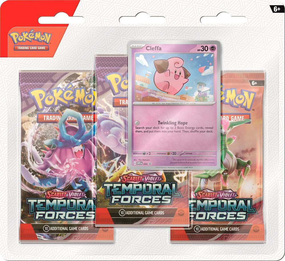 Pokemon: Temporal Forces 3-Pack Blister
