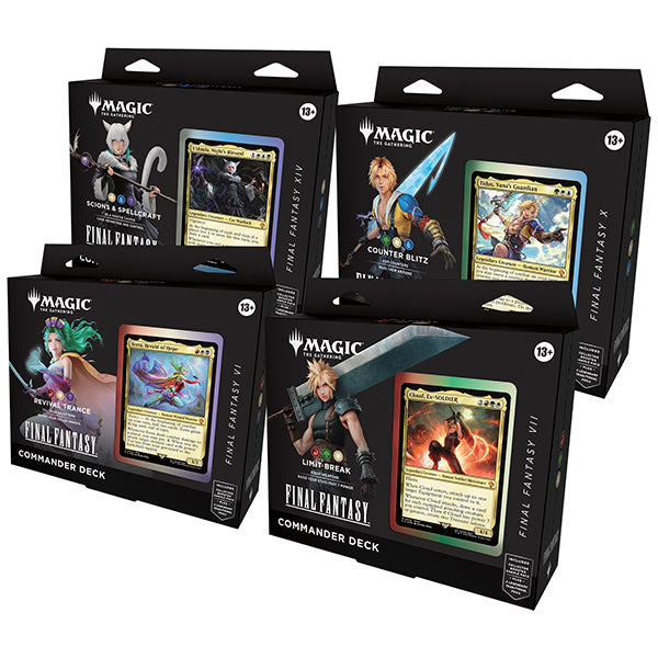 MTG: Final Fantasy Commander Deck (4 Decks)