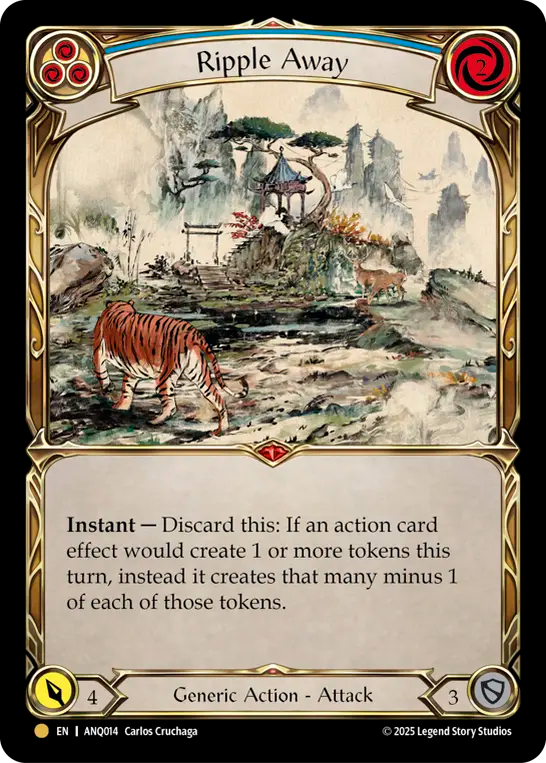 Flesh and Blood: Ripple Away (Antiquity Cold Foil)