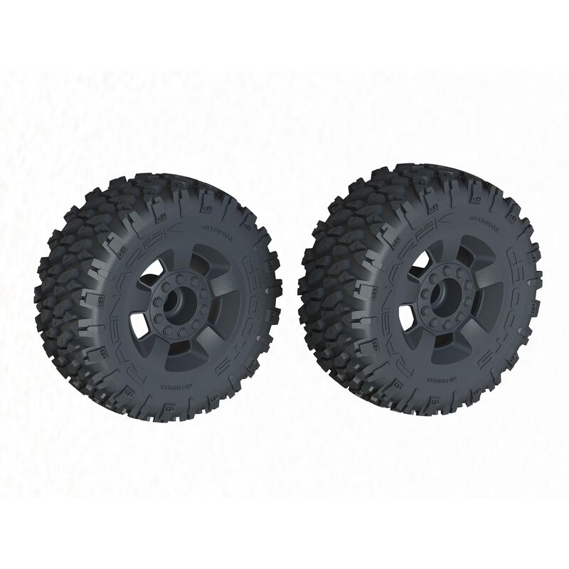 ARRMA: dBoots 'Ragnarok MT' Tire Set Glued (2pcs)