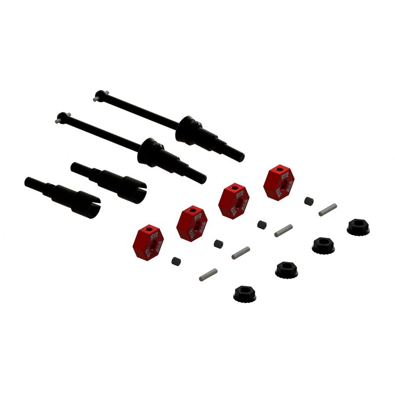 ARRMA: GROM Metal Axle & Wheel Hex Set B