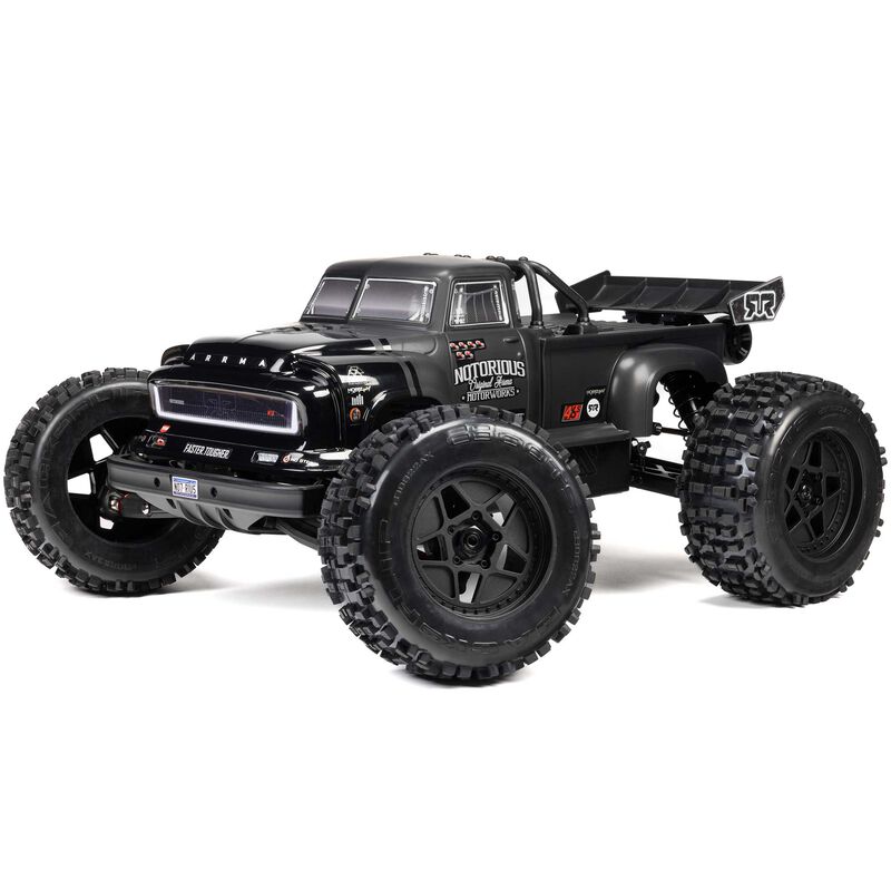 ARRMA: 1/8 Notorious 4X4 6s BLX Brushless V6 Stunt Truck RTR