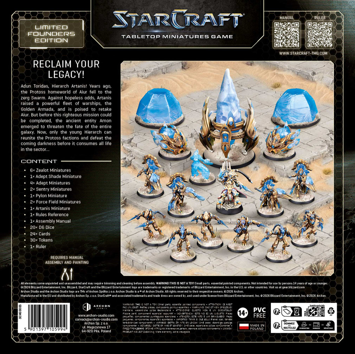Starcraft Miniatures Game: Founders Edition Protoss Starter Kit