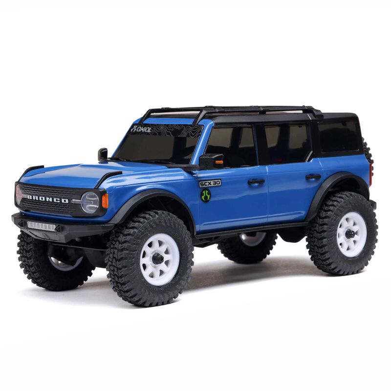 Axial: 1/30 SCX30 Ford Bronco 4X4 RTR Brushed Rock Crawler