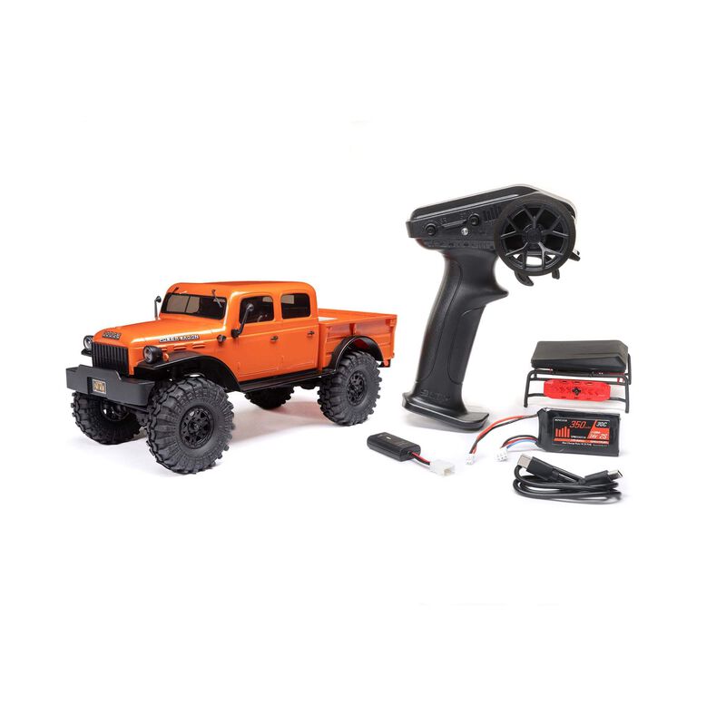 Axial: 1/24 SCX24 Dodge Power Wagon 4X4 RTR Brushed Rock Crawler