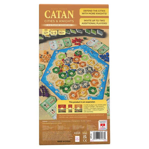Catan: Cities & Knights: 5-6 Player Expansion 6th Edition
