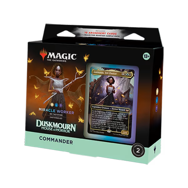 mtg commander decks duskmourn Felimar. - DUSKMOURN: HOUSE OF HORRORS DECK DISPLAY (4 DECKS) MTG: Duskmourn: House of Horror
