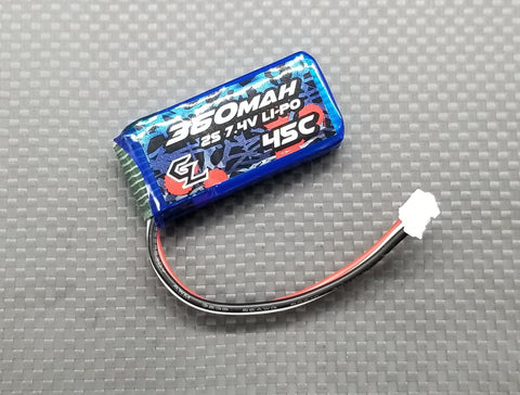 GL Racing: 360mah 7.4V 45C 2S Lipo Battery (GBY003)