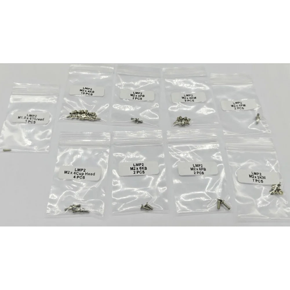 GL Racing: LMP2 Screw Set (GL-LMP2-S-027)