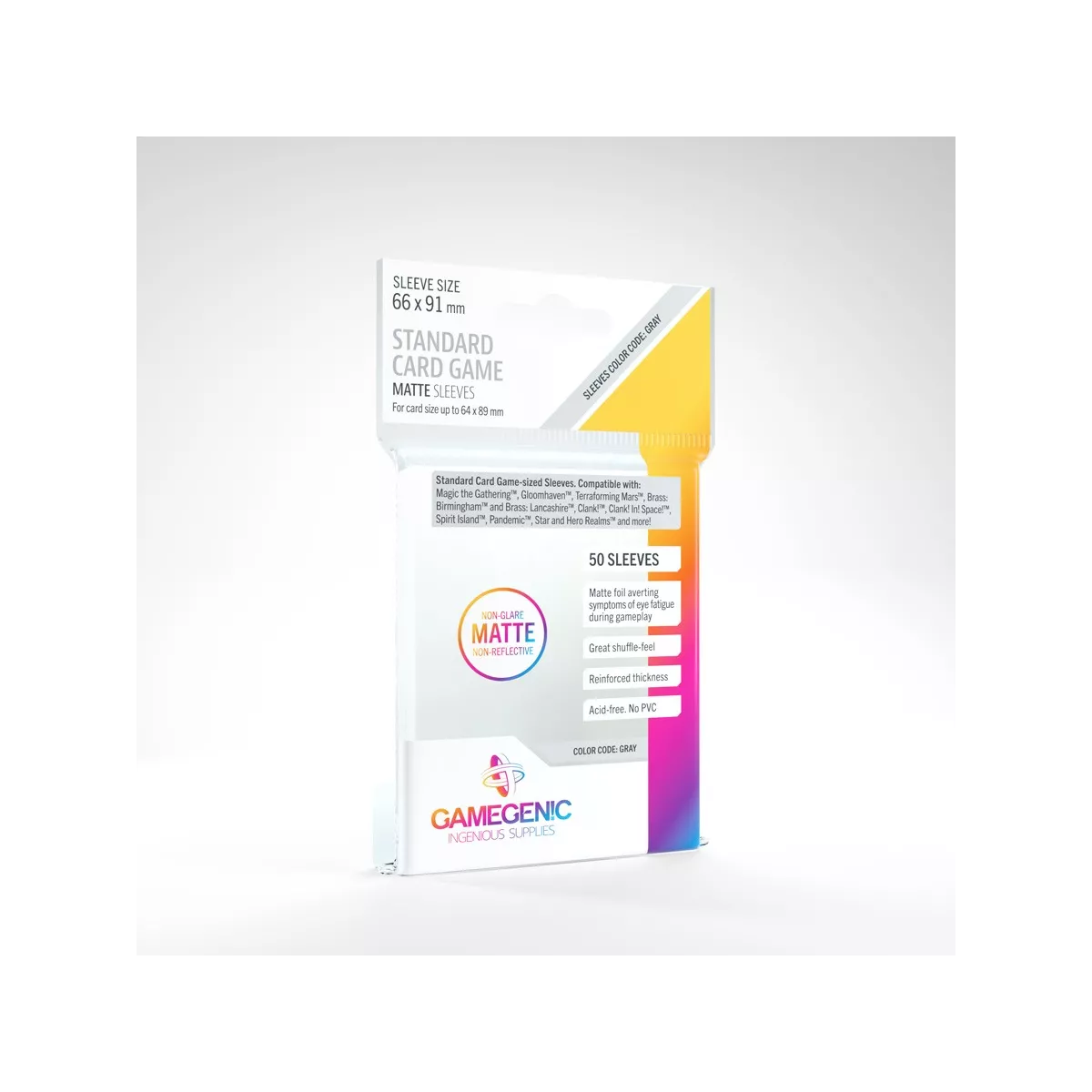 Gamegenic: Matte Standard Card Sleeves (50)