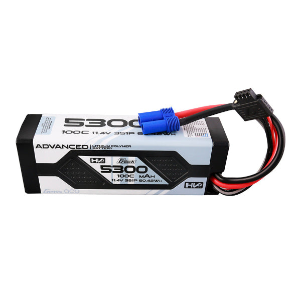 Gens Ace5300mAh 3S 100C EC5 Lipo