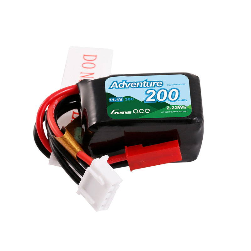 Gens Ace 200mAh 3S JST Lipo