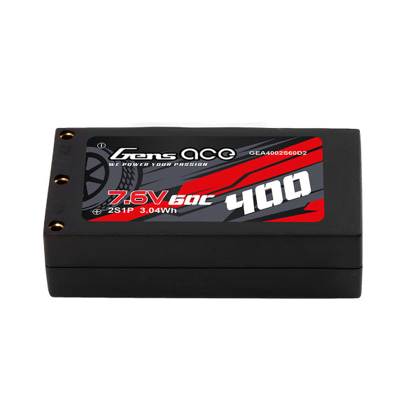 Gens Ace 400mAh 2S Hardcase Lipo
