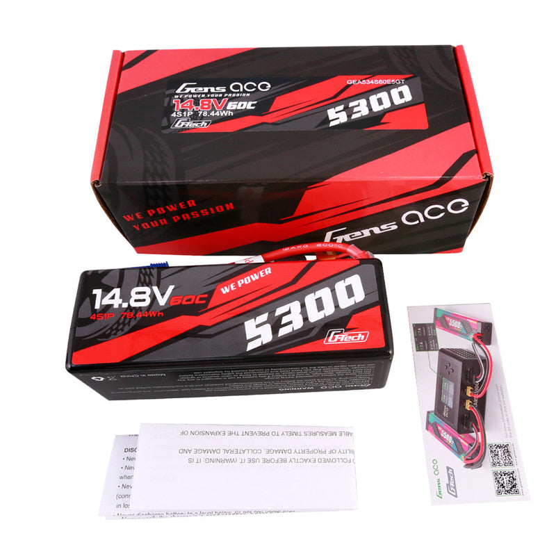 Gens Ace 5300mAh 3S 60C Lipo