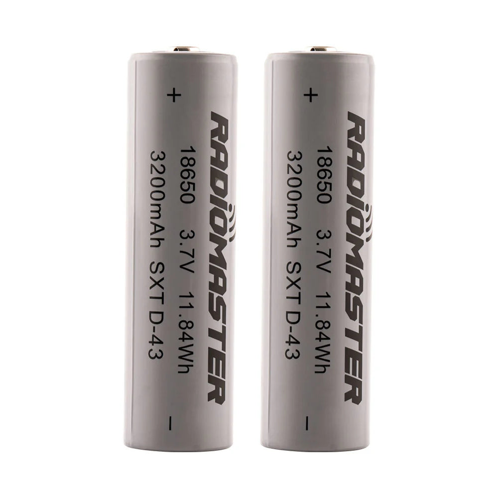 RadioMaster: 18650 3200mAh 3.7V Li-ion Battery (2pcs)