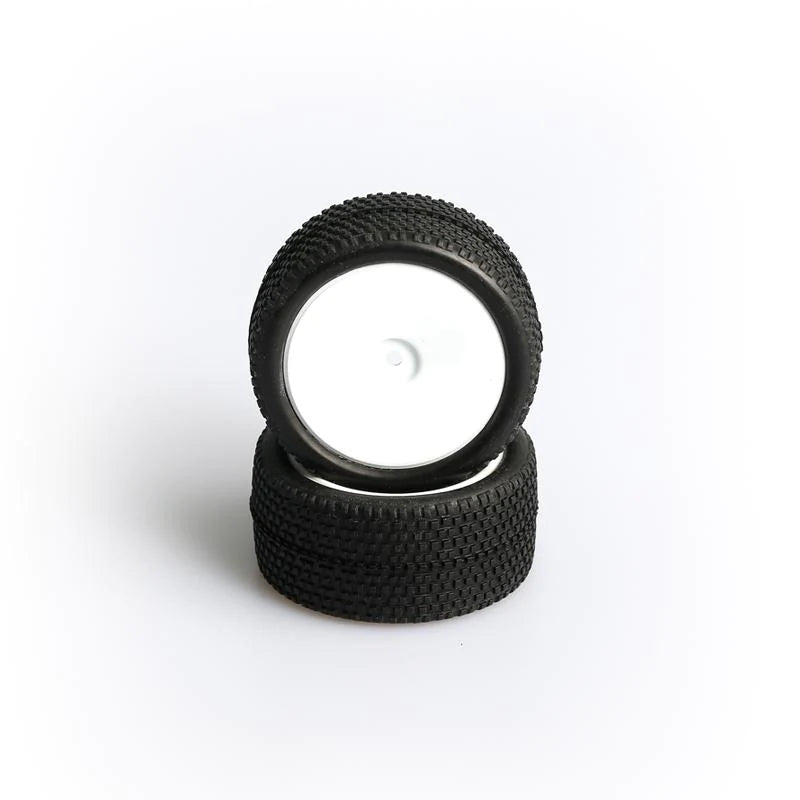 LC Racing: L6230 All Terrain Buggy Rear Tires Mounted, 12mm (2pcs)