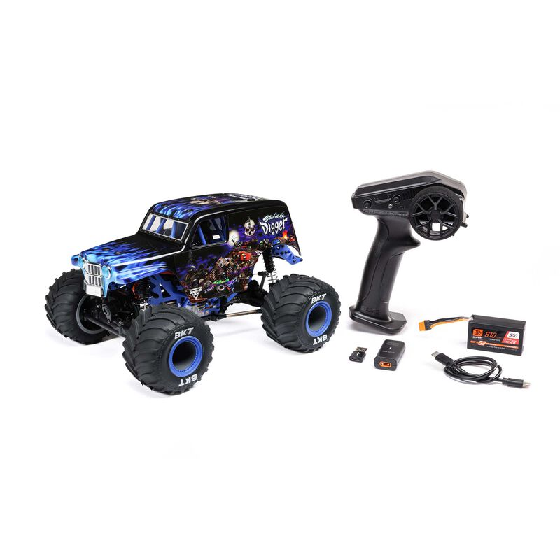 Losi: 1/18 Mini LMT Son Uva Digger 2S 4X4 RTR Brushed Monster Truck