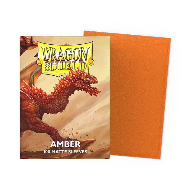 Matte Amber Standard Sleeves