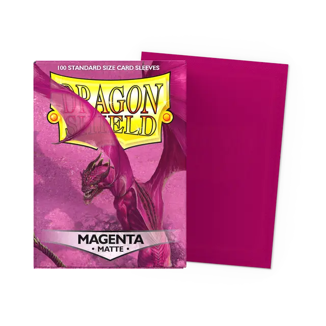 Matte Magenta Standard Sleeves