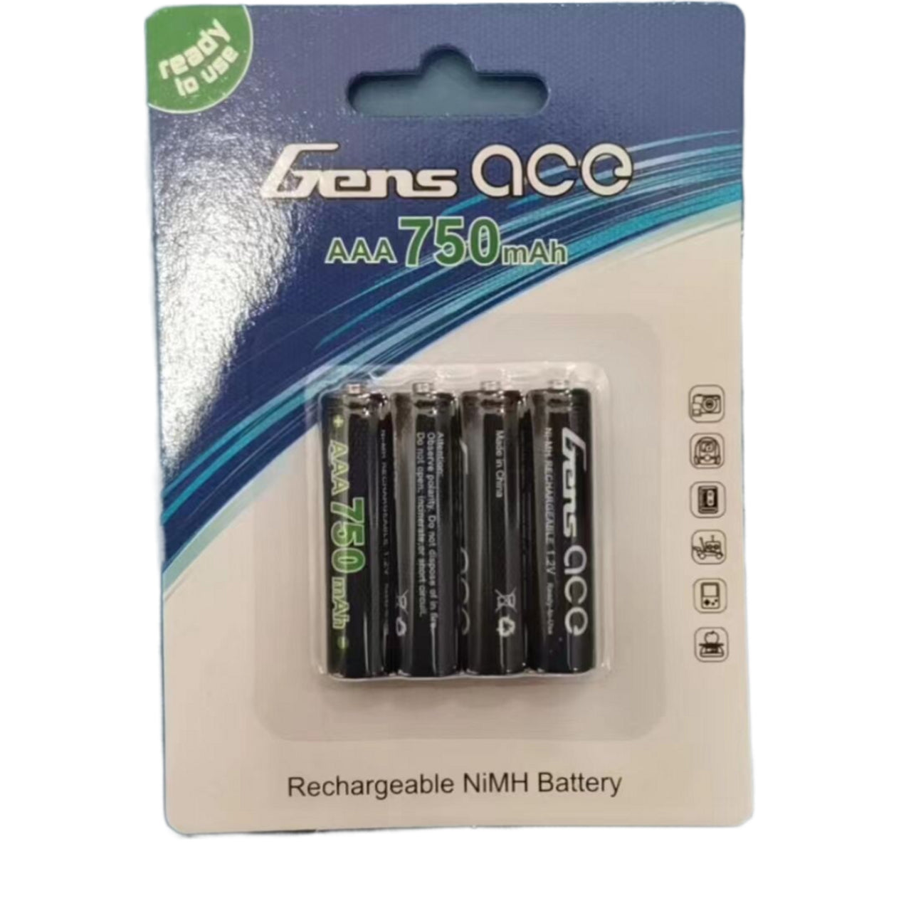 Gens Ace: 750mAh 1.2V Ni-MH Battery