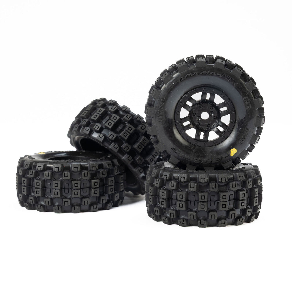 Proline: 1/16 Badlands MX Front/Rear Tires for Mojave GROM (4 pcs)