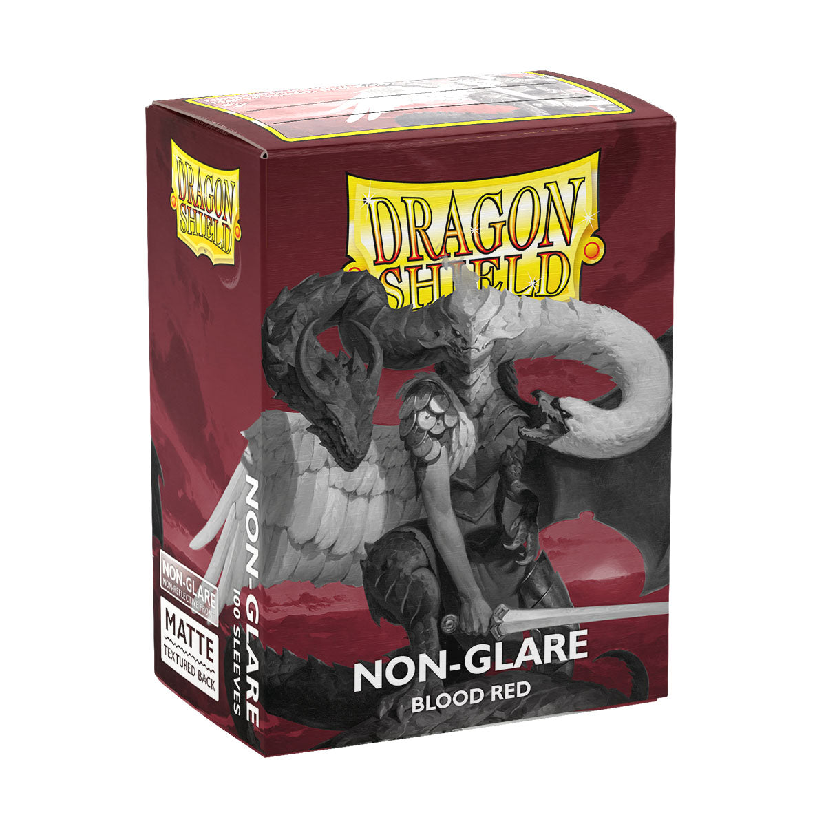 Dragon Shield: Non-Glare Matte Blood Red Standard Sleeves