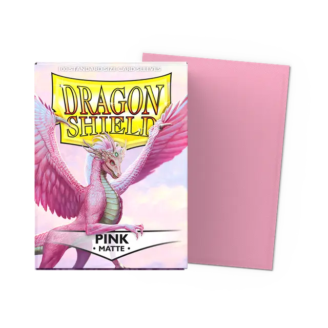 Dragon Shield: Matte Pink Standard Sleeves
