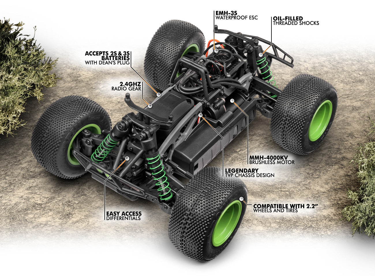 HPI: Savage XS Flux VGJR RTR 4WD Monster Truck