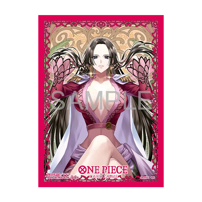 Bandai One Piece TCG official sleeves set of 13 with colorful character artwork on protective card sleeves.