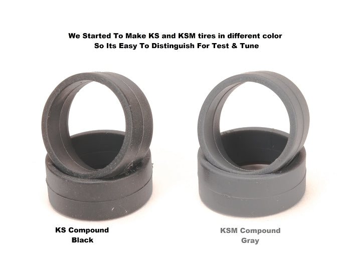 PN Racing: KS Compound Low Profile Slick 11mm Tires (2pcs)