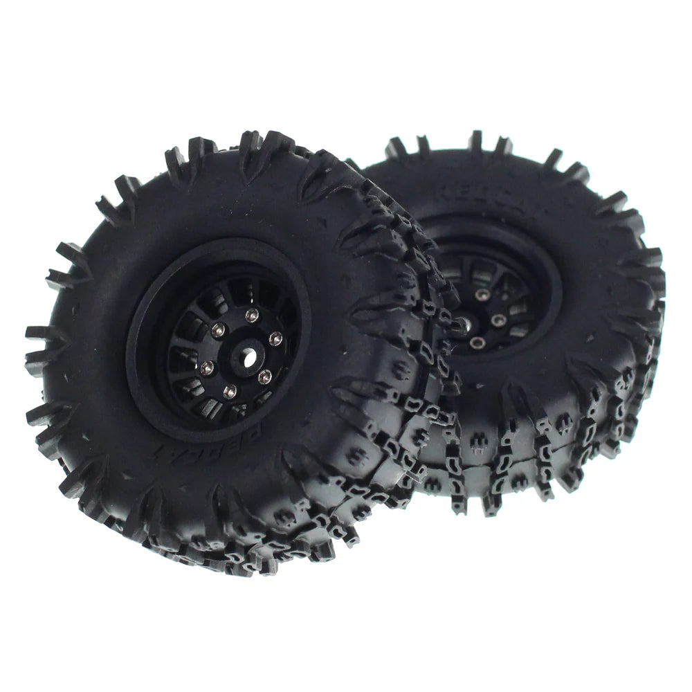Redcat: 1.3" Pre-Mounted Apex Wheels and Tires (1 Pair)