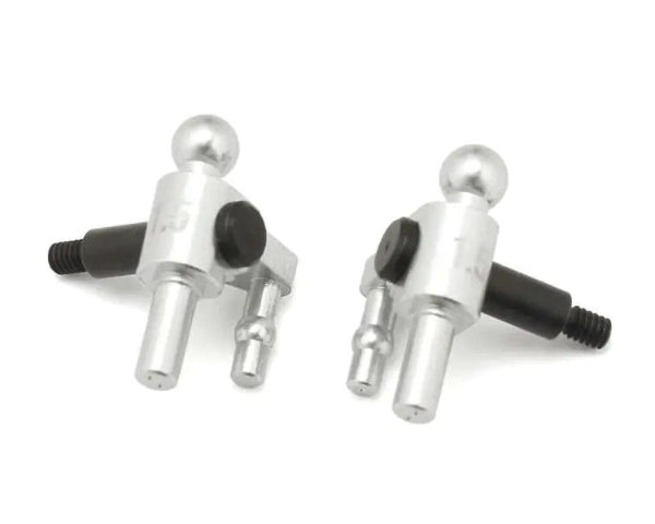 Kyosho Mini-Z aluminum steering block for MR-04 RC car, featuring 1.5° camber angle for precise handling and durability.
