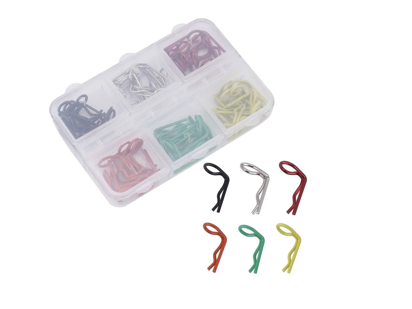 Powerhobby: 90-Degree Body Clips (60pcs)
