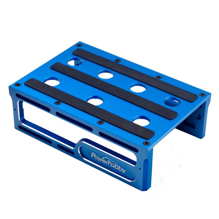Powerhobby: Metal Car Stand, Blue, Fits 1/10 and 1/8 Vehicles