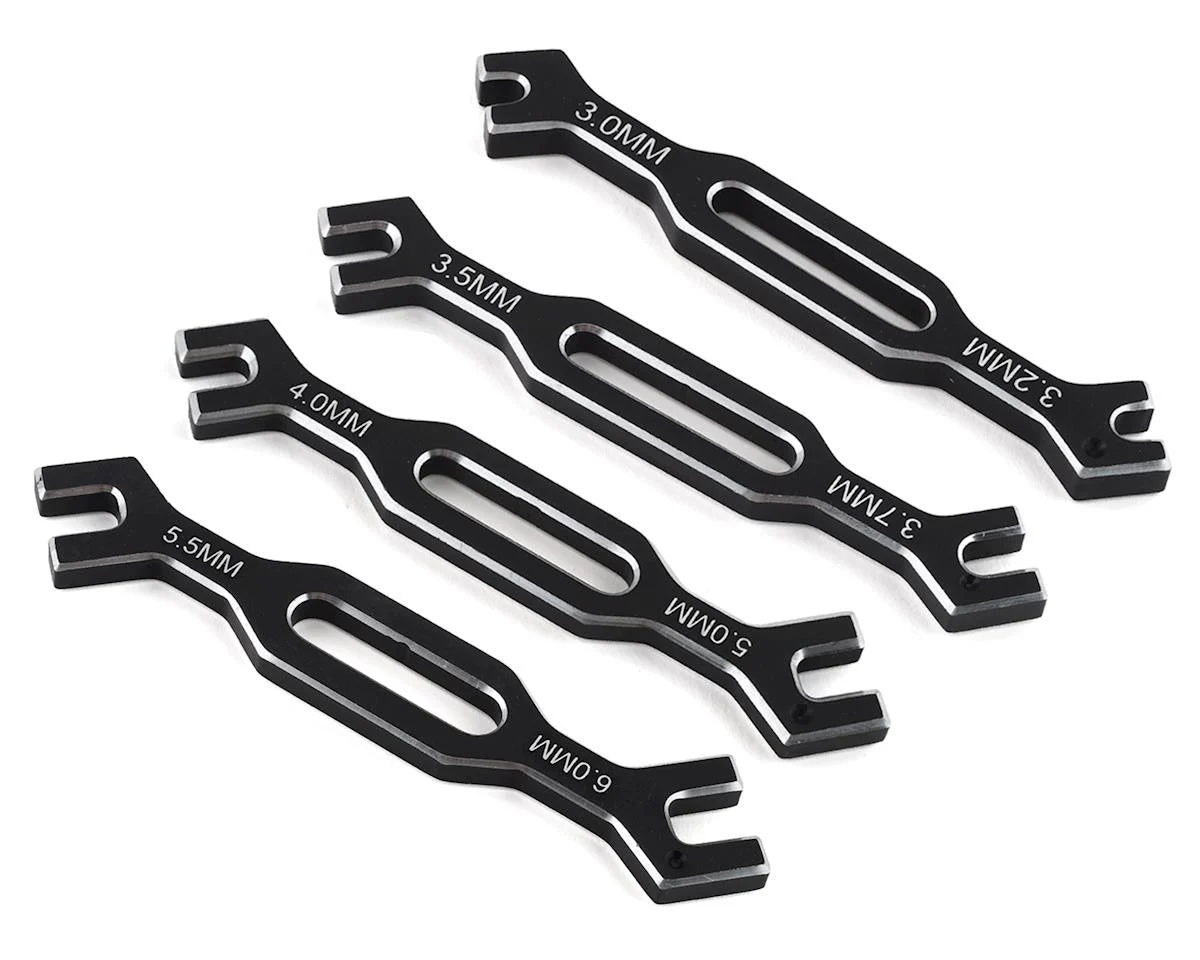 ProTek: RC Aluminum Turnbuckle Wrench Set (3, 3.2, 3.5, 3.7, 4, 5, 5.5 & 6mm)