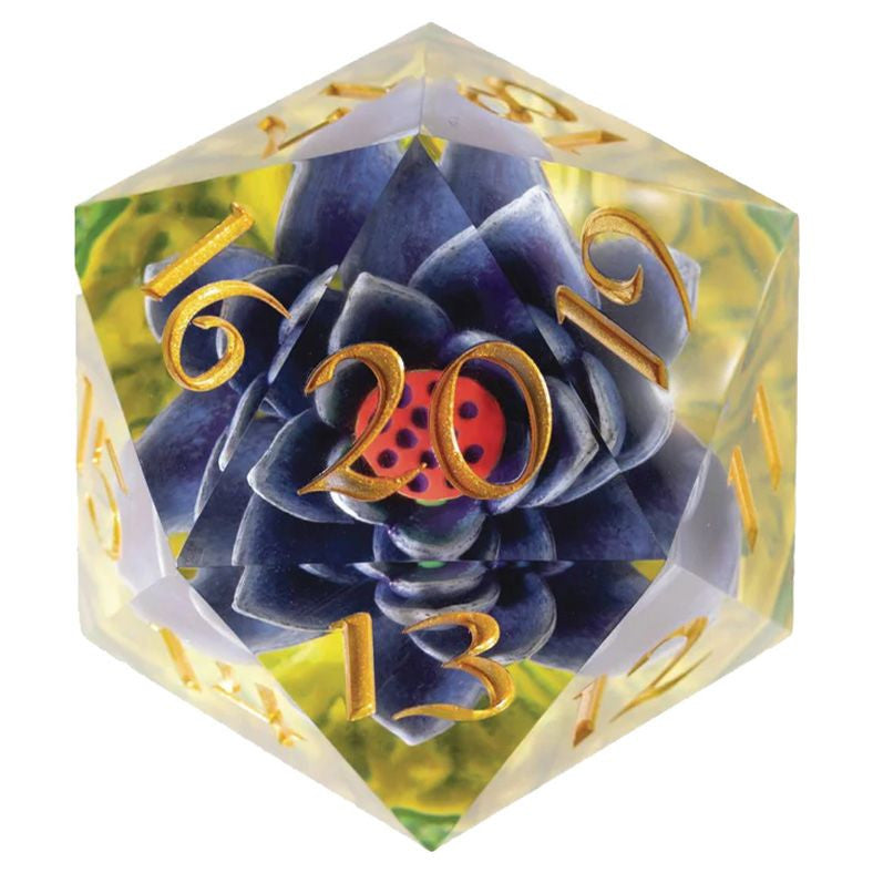 Sirius Dice: d20 single 54mm Spindown MTG Black Lotus