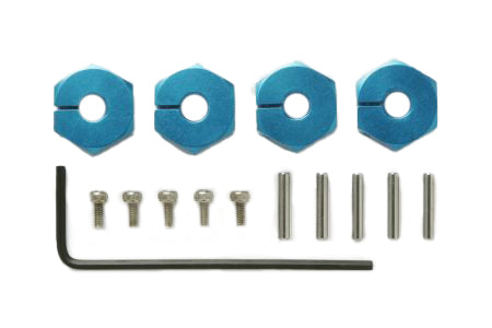 Tamiya: 5mm Aluminum Wheel Hub (4 pcs)