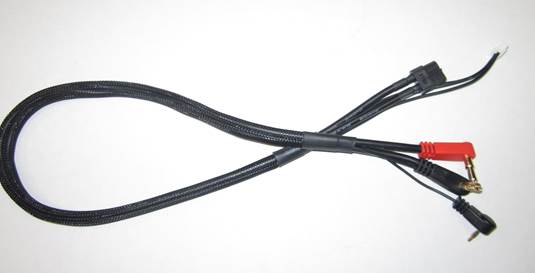TQ Wire: XT60 Charge Cable w/ Strain Reliefs