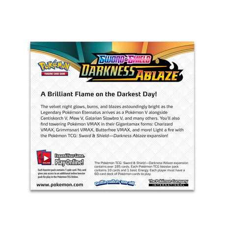 Pokémon TCG - Sword & Shield - Darkness Ablaze - Booster Box - Hobby Addicts