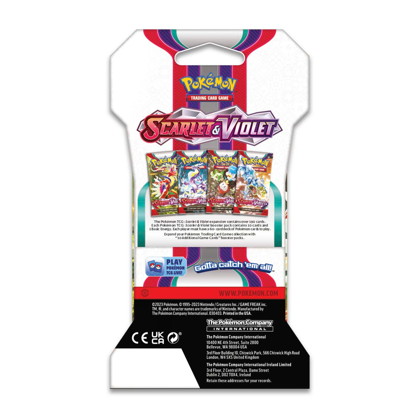 Pokemon: Scarlet & Violet Sleeved Booster Pack