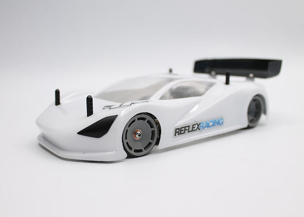 Reflex Racing: Gray Speed Dish Rear Wheel 14mm (RX600R14G)
